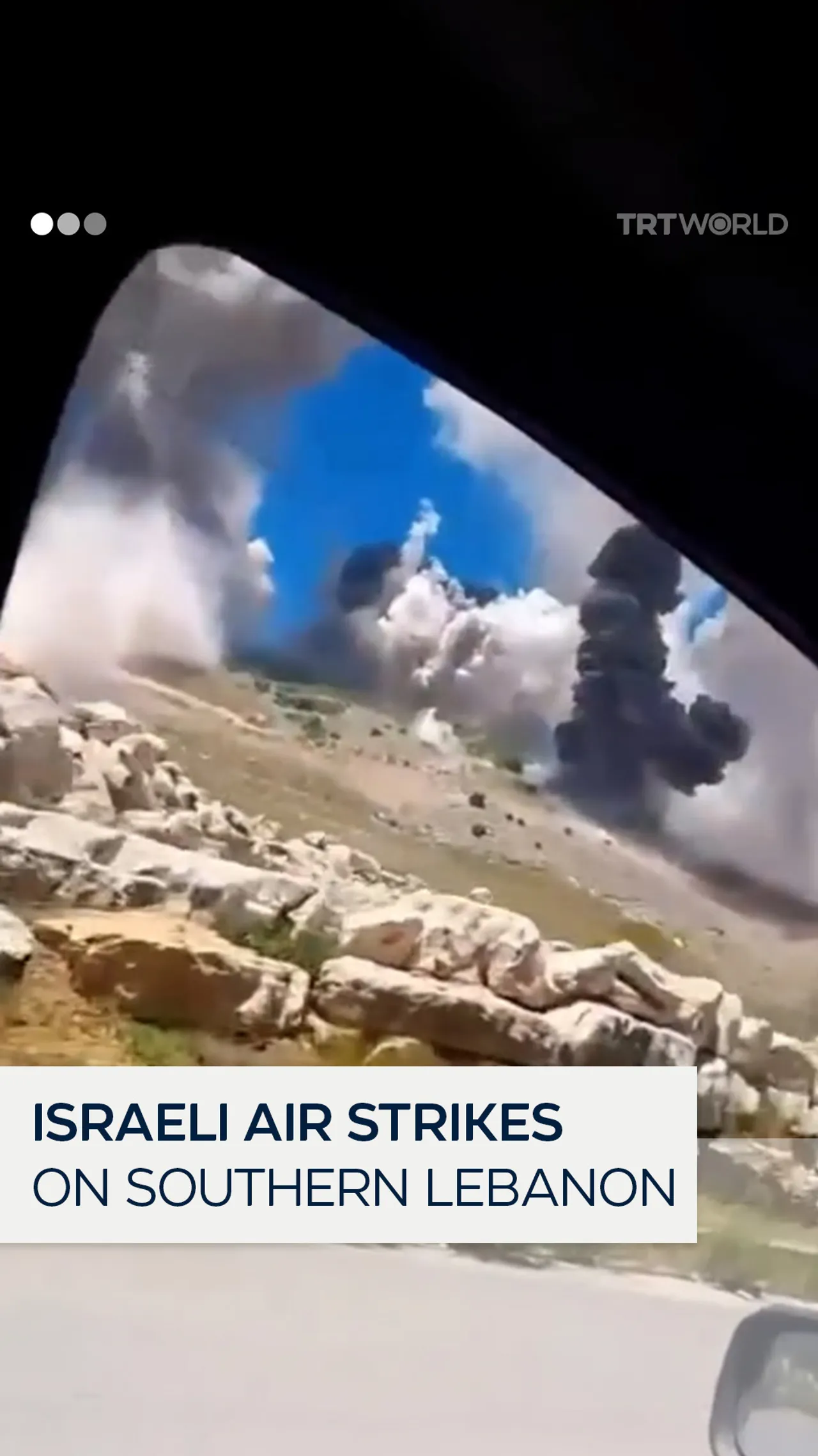 Israeli air strikes on southern Lebanon